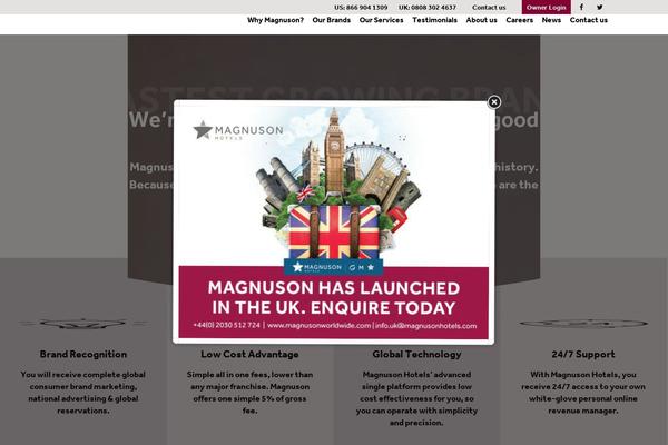 Site using Cj-popups plugin