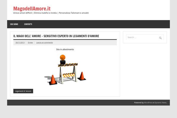 Dynamic News Lite theme site design template sample