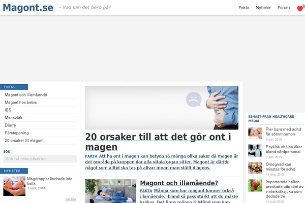 Site using Healthcare-search plugin