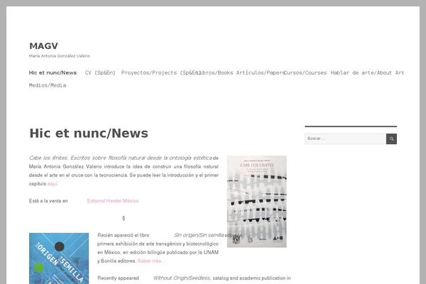 Twenty Sixteen theme site design template sample