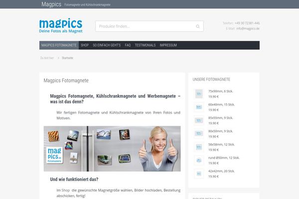 Hamburg theme site design template sample
