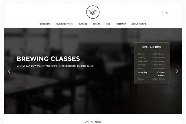 Restaurant PT theme site design template sample