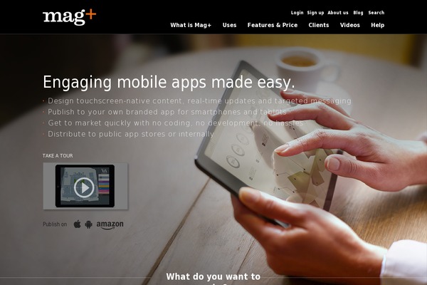 MagPlus theme site design template sample