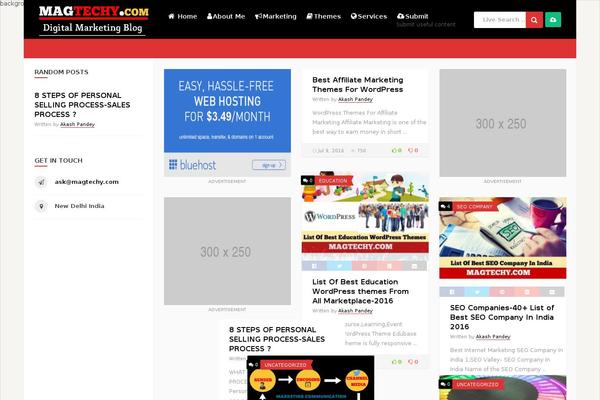 Unbound theme site design template sample