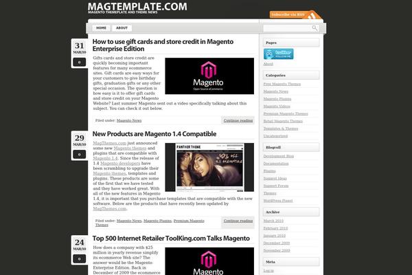 LightWord theme site design template sample