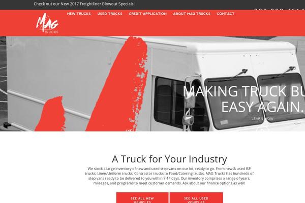 Mag theme site design template sample