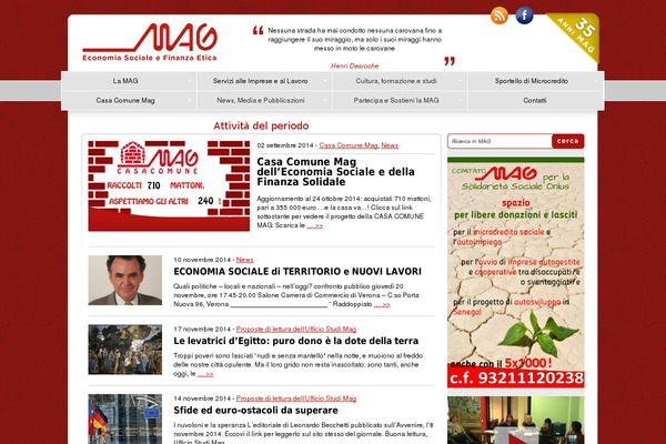 Mag theme site design template sample