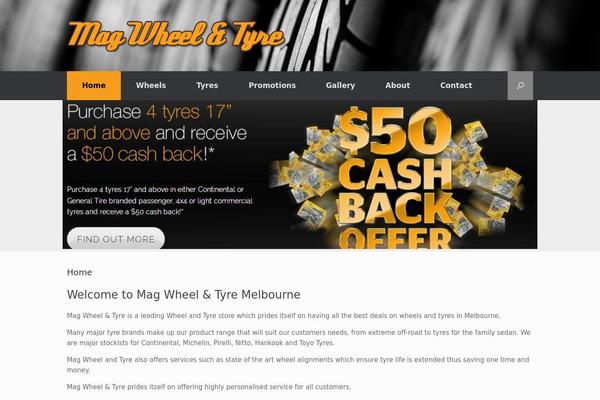 Vantage theme site design template sample