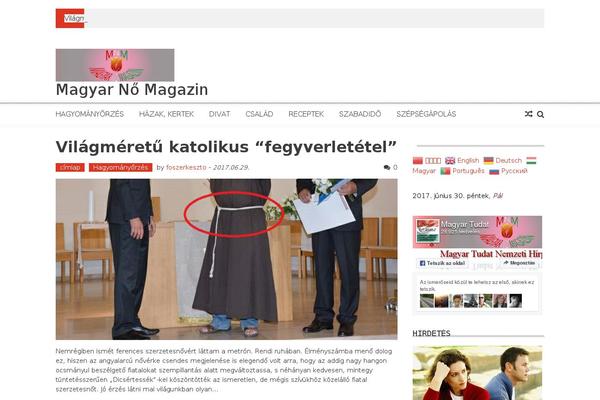 Infinity News theme site design template sample