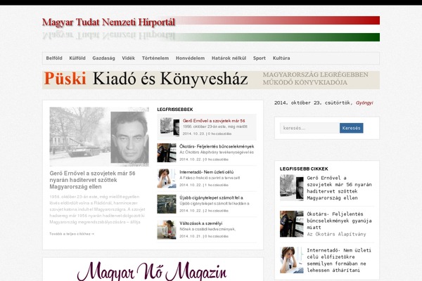 Infinity News theme site design template sample
