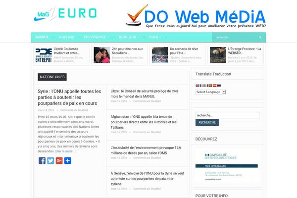 Alpha theme site design template sample
