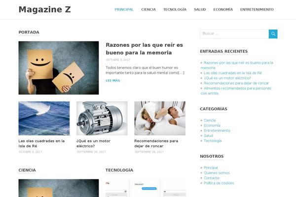 Poseidon theme site design template sample