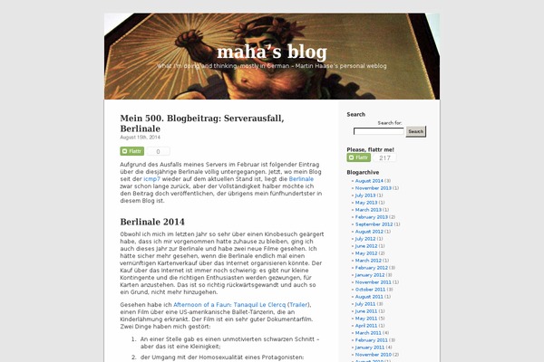 Site using Podlove Web Player plugin