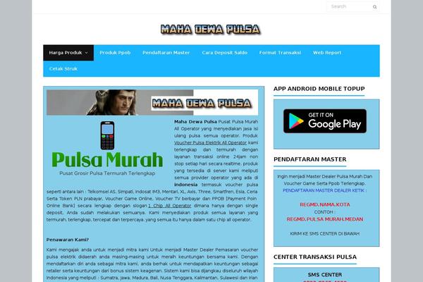 MasterBlog theme site design template sample