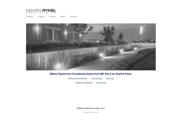 Infinite theme site design template sample