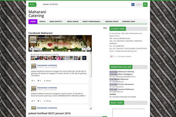 Kasep2 theme site design template sample