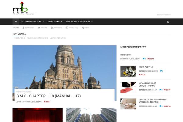 Bitz theme site design template sample
