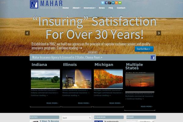 maharinsurance.com site used Bizcast