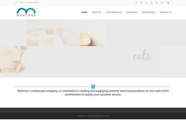 Norma theme site design template sample
