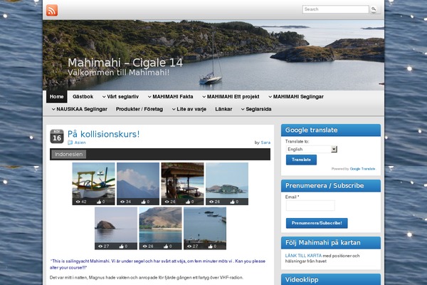 Site using Flagallery-skins plugin