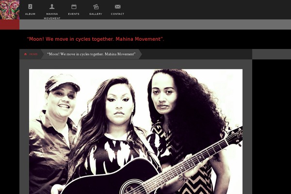 Site using Gigs Calendar plugin