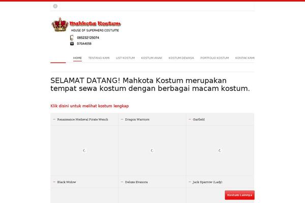 mahkotakostum.com site used Mahkotakostum