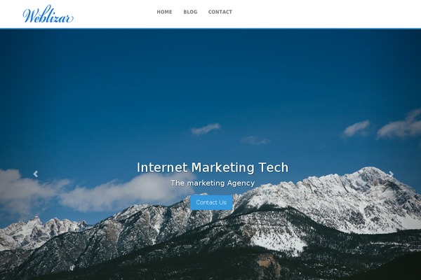 Weblizar theme site design template sample