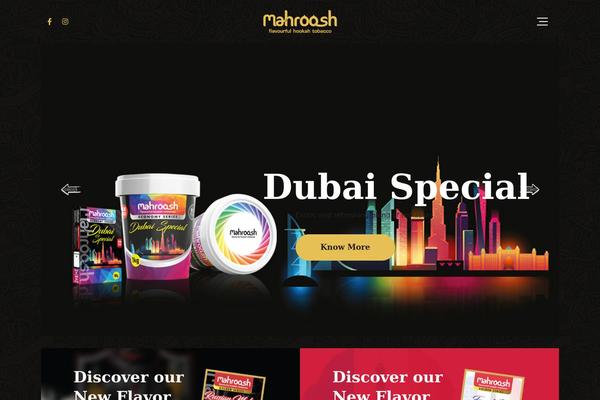 mahroosh.com site used Weisber