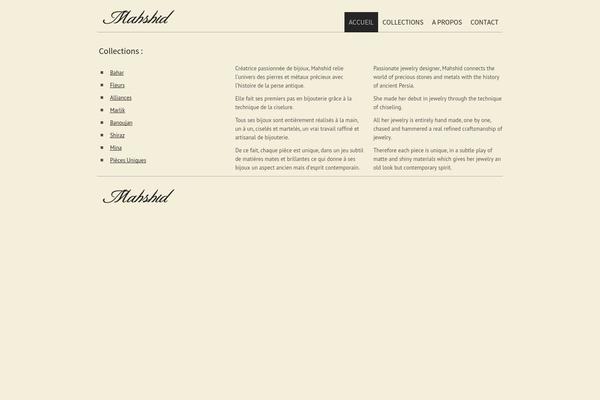 Minimum theme site design template sample