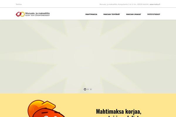 Shadow theme site design template sample