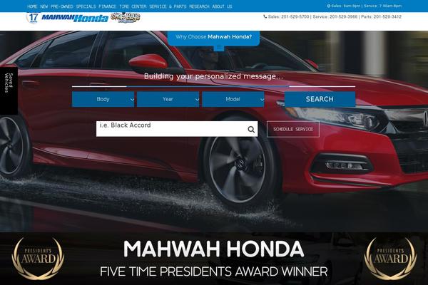 Dealer Inspire theme site design template sample