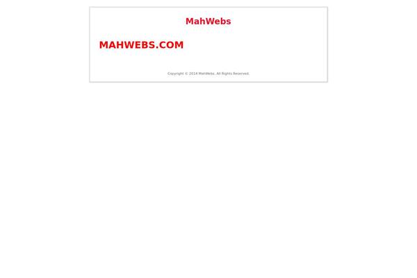 mahwebs.com site used Blank_sales_page_theme-9980