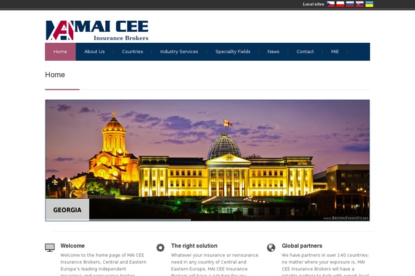 Centum theme site design template sample