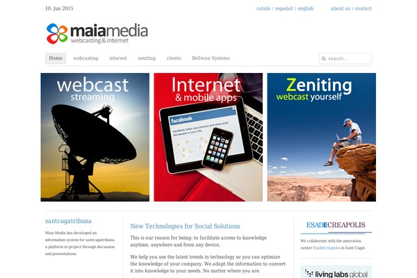 Nano theme site design template sample