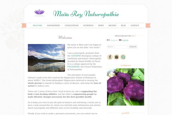 Sugar and Spice theme site design template sample
