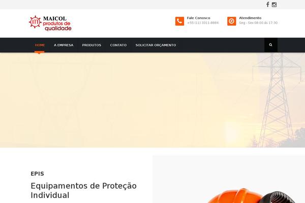Bizspeak theme site design template sample