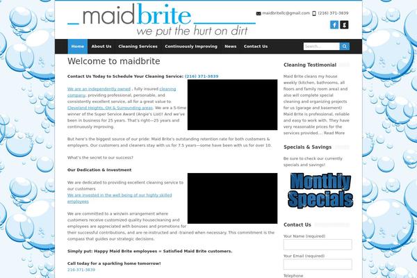 Merlin theme site design template sample