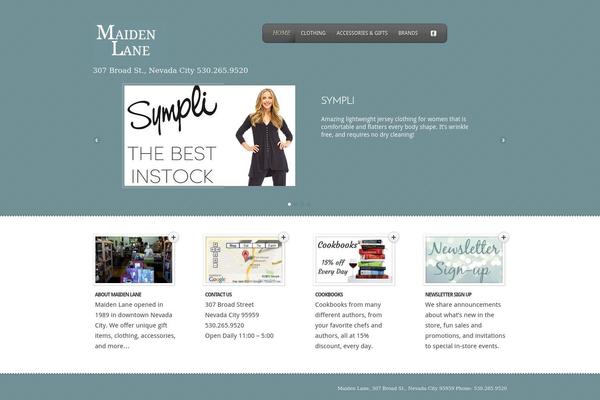 Feather theme site design template sample