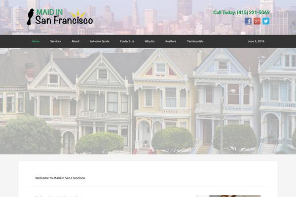 Enterprise Pro theme site design template sample