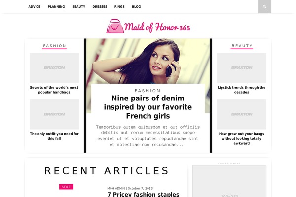 Braxton theme site design template sample