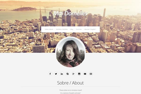 Organic_profile theme site design template sample