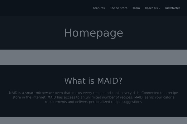 Site using Footer Putter plugin