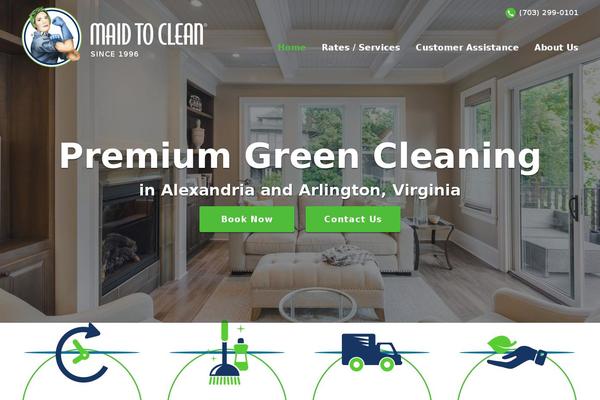 maidtoclean.com site used Maid-to-clean