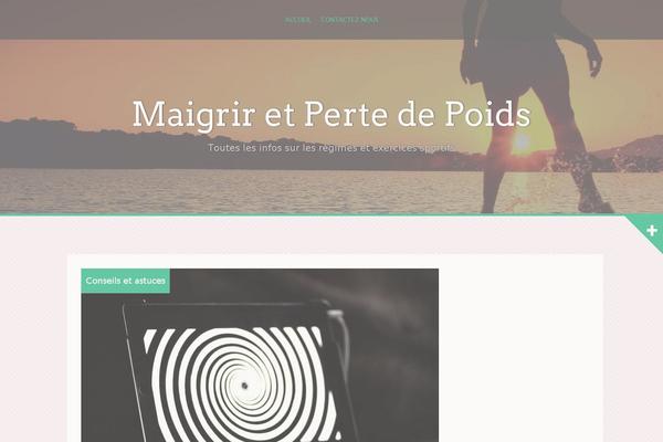 Alizee theme site design template sample
