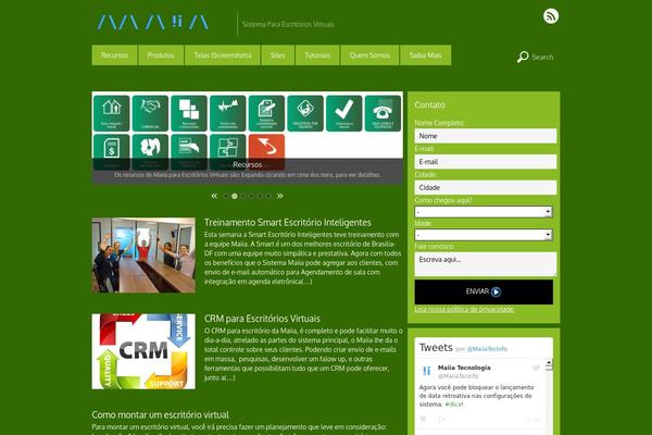 Metro theme site design template sample