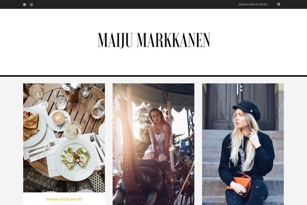 Amory theme site design template sample