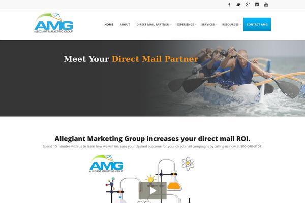 Sparse theme site design template sample