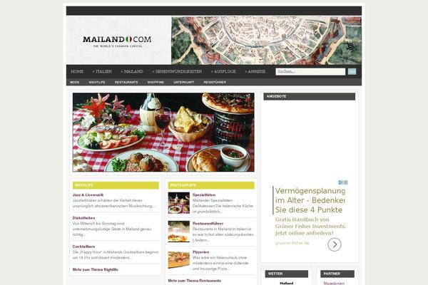 Lifestyle 4.0 theme site design template sample