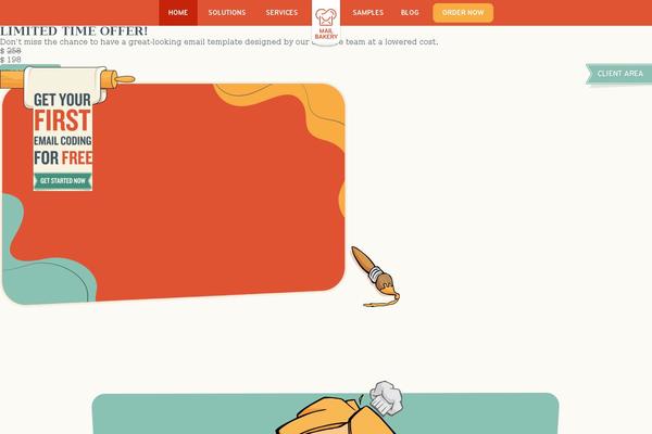 mailbakery.com site used Mailbakery