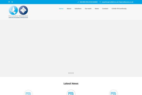 Skudo theme site design template sample